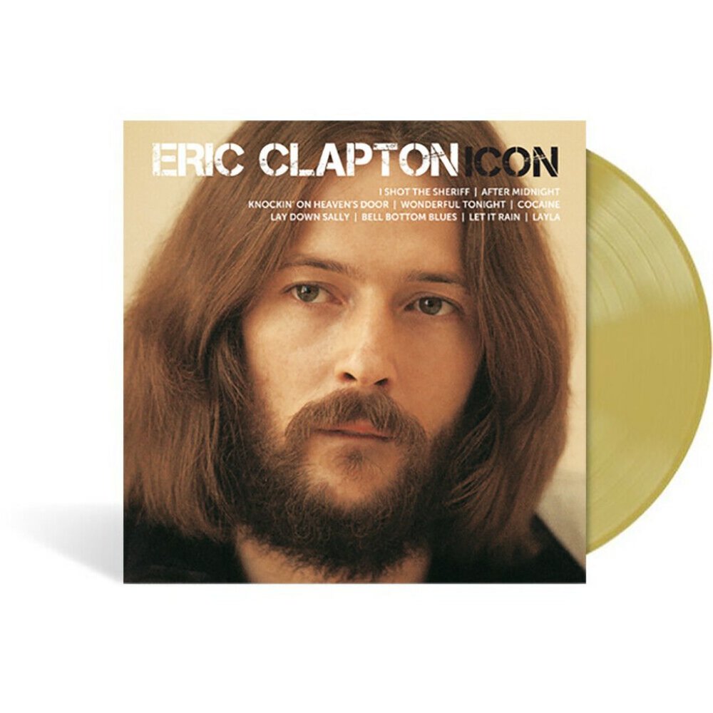 Eric Clapton Icon LP ~ Exclusive Colored Vinyl (Translucent Tan) ~ New/Sealed!